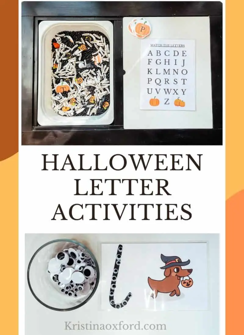 Halloween Letter Activities
