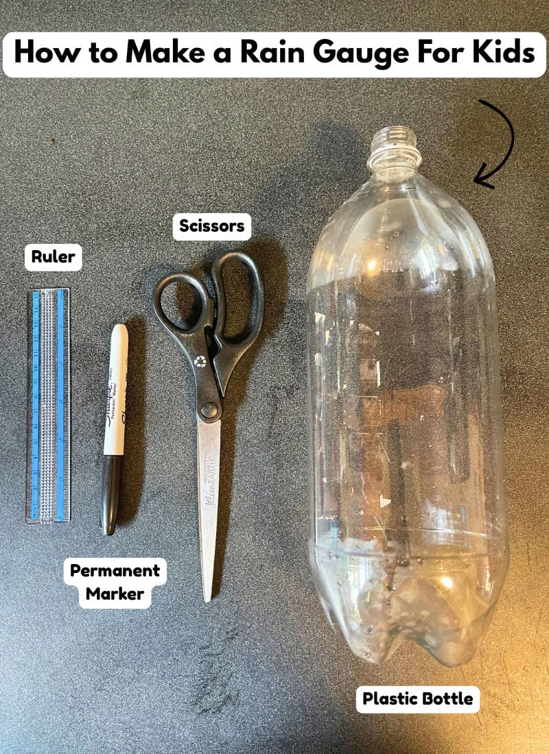 DIY Rain Gauge Materials